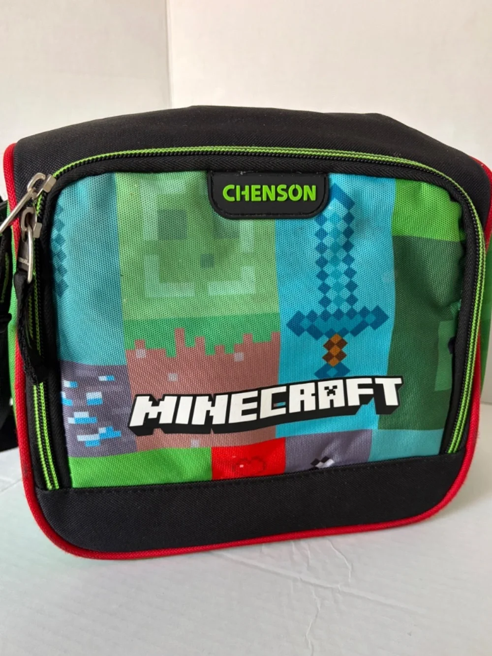Minecraft lunch bag